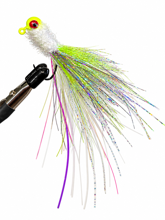 Key Lime Shimmer | Hand-Tied Jig